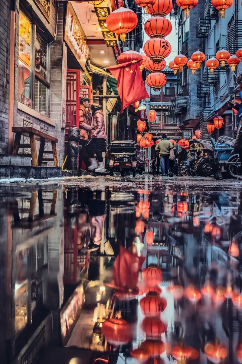 Paint By Numbers | Beijing - People In Road
