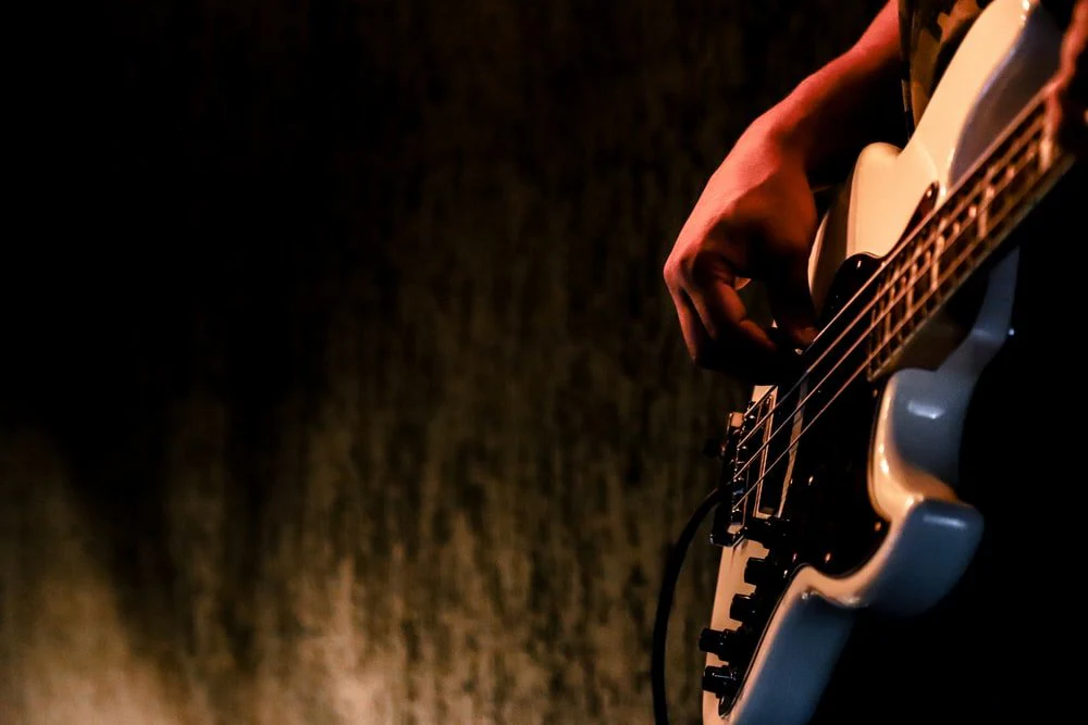 Paint By Numbers | Bass - Person Playing White And Black Electric Guitar
