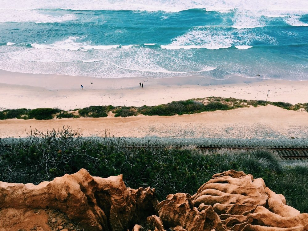 Paint By Numbers | San Diego - Person Walking On Beach Shore During Daytime