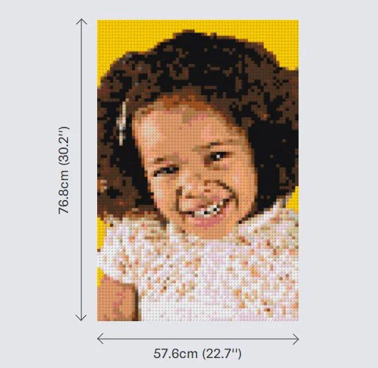 Personalized Brick Mosaic | Custom Mosaic Maker | LEGO Art Style - Image 10