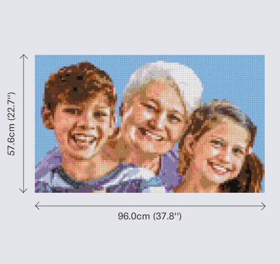 Personalized Brick Mosaic | Custom Mosaic Maker | LEGO Art Style - Image 16