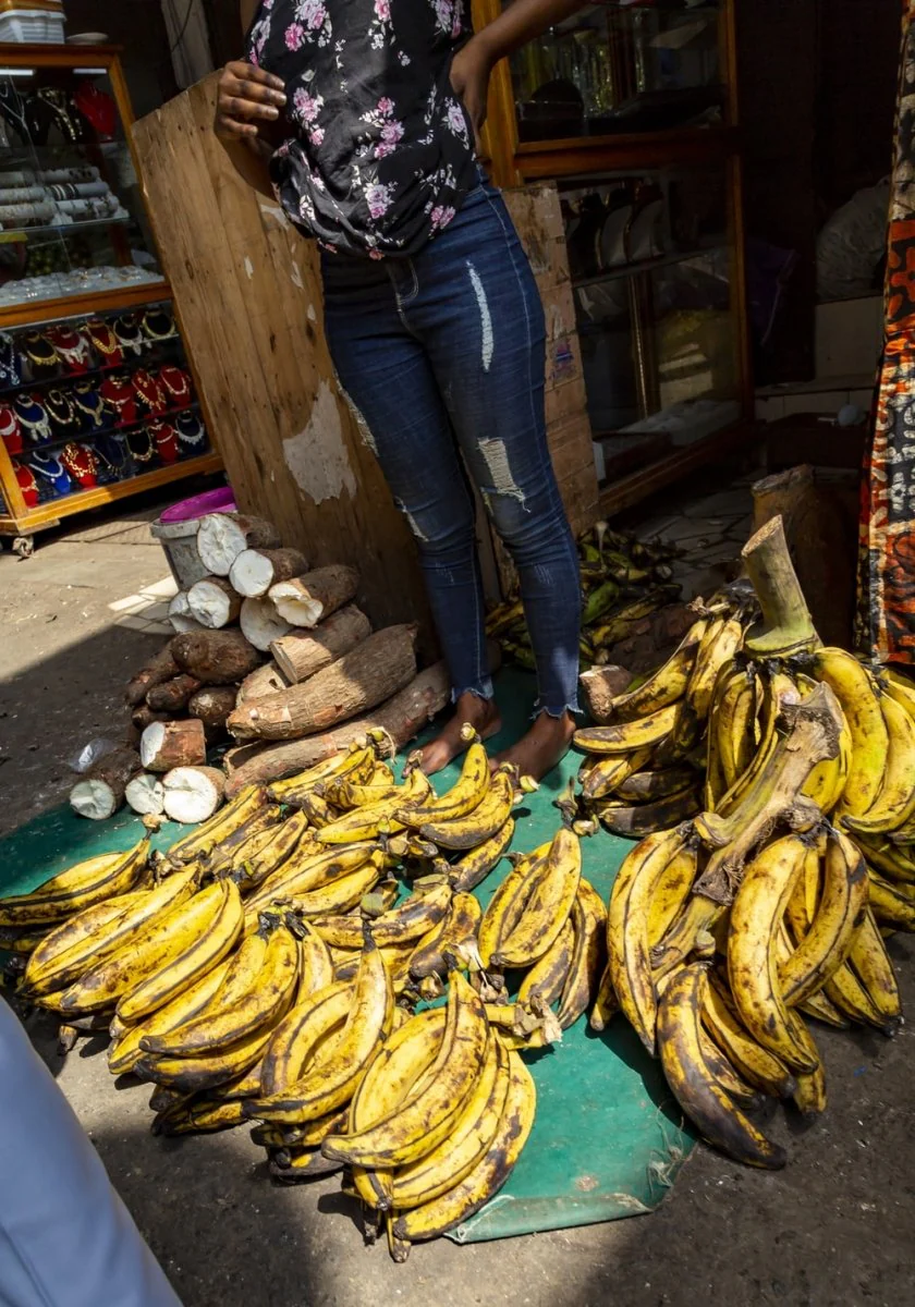 Paint By Numbers | Abidjan - Pile Of Yellow Bananas