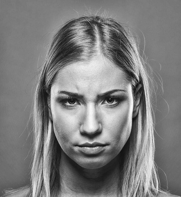 Portrait Young Woman Blonde Paint By Number Kit