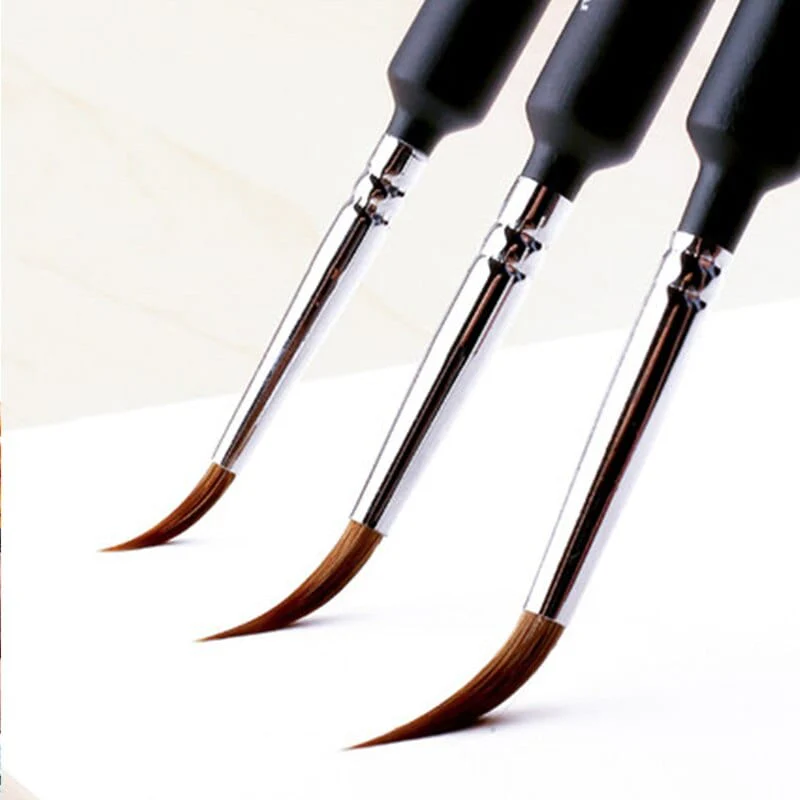 Professional Nylon 10-Piece Set Miniature Brushes - Image 7