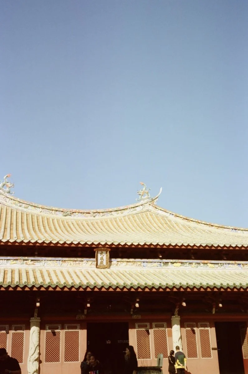Paint By Numbers | Quanzhou - Red And White Temple Under Blue Sky During Daytime