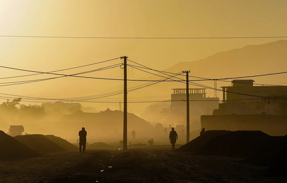 Paint By Numbers | Kabul - Silhouette Of Person Standing On Hill During Daytime