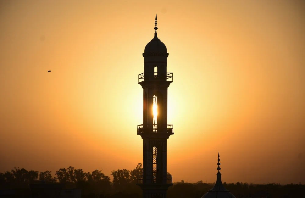 Paint By Numbers | Faisalabad - Silhouette Of Tower During Sunset