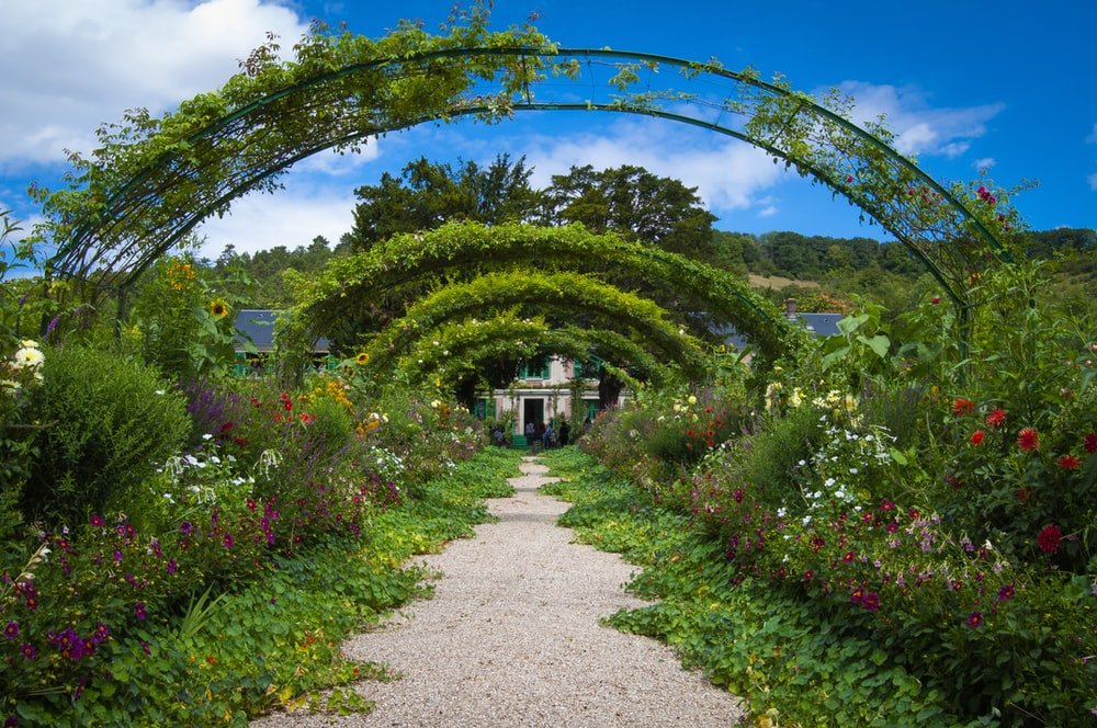 Paint By Numbers | Claude Monet - Single Perspective Of Pathway Leading To House