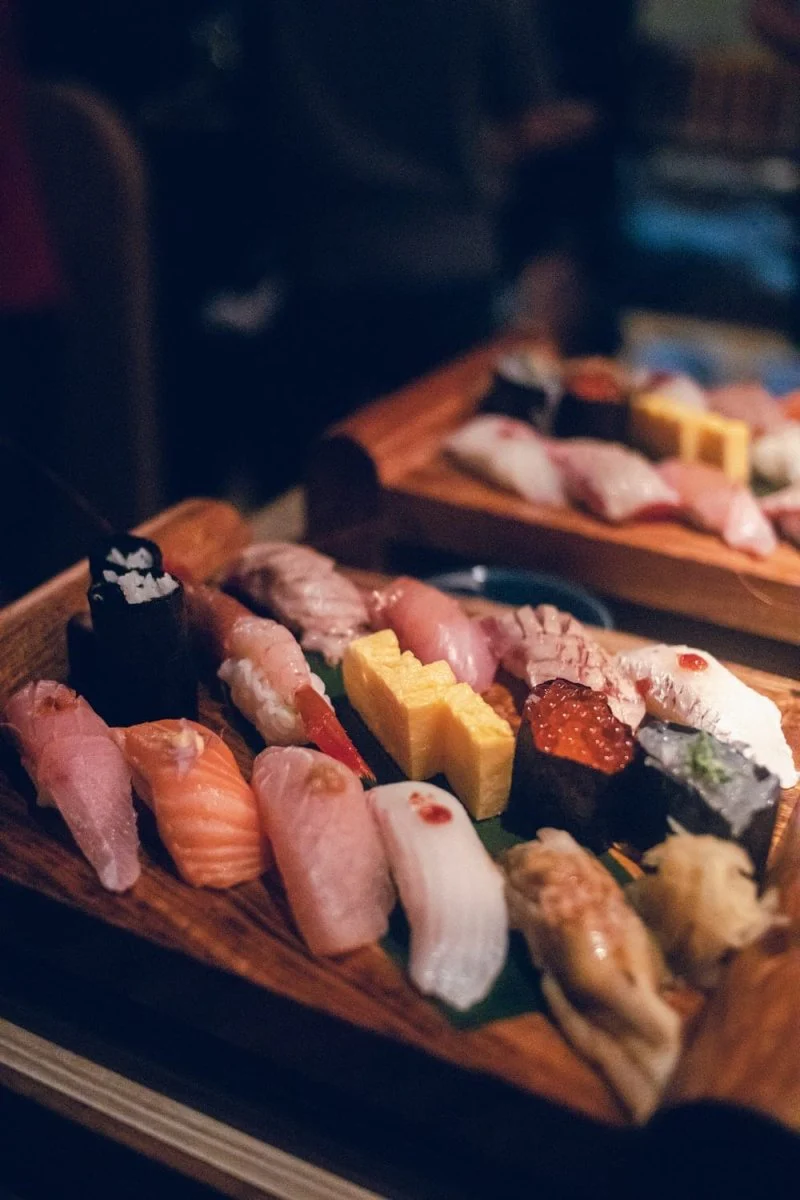 Paint By Numbers | Zhongshan - Sushi On Brown Wooden Tray
