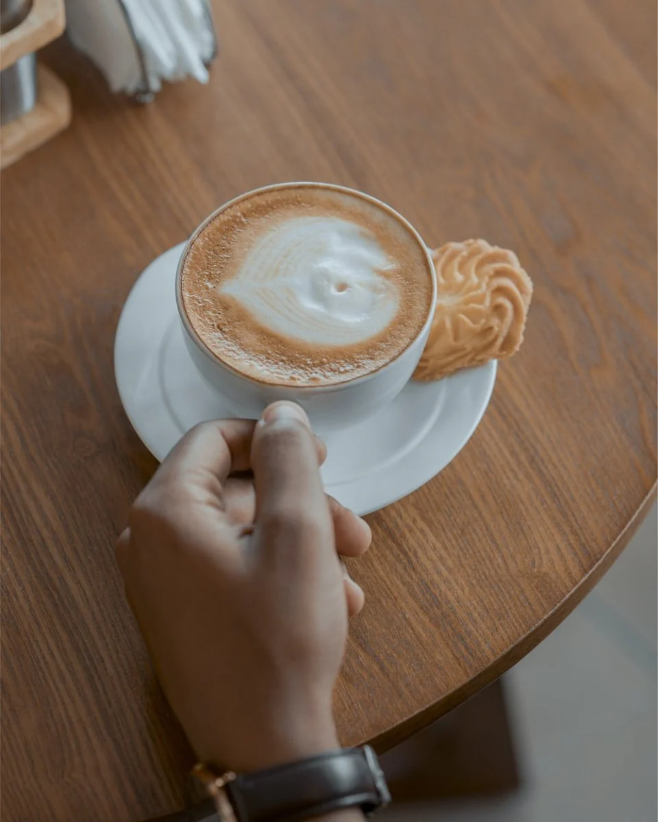 Paint By Numbers | Dar Es Salaam - White Ceramic Cup And Sucer