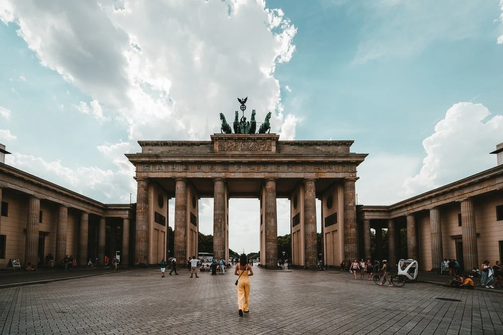 Paint By Numbers | Berlin - Woman Standing Near Building