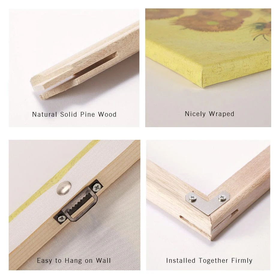 Wooden Bars Stretcher Frame Upgrade for PBN Canvas - Image 4