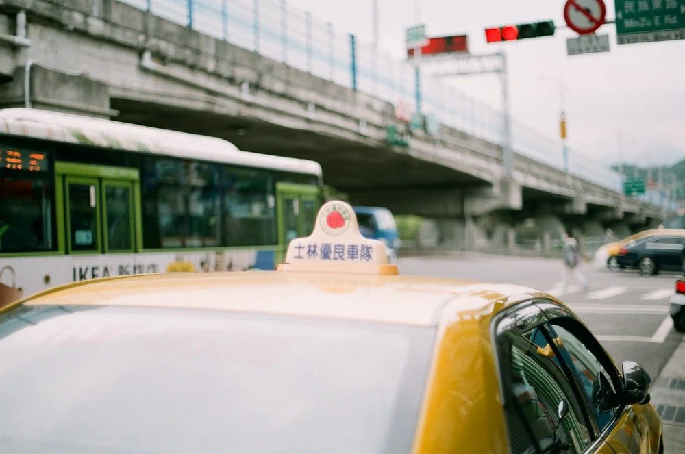 Paint By Numbers | Chifeng - Yellow Taxi Cab On Road During Daytime